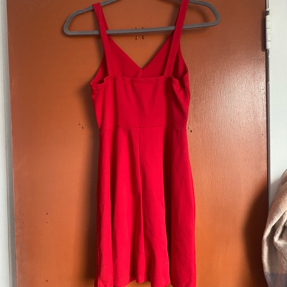 Style Rack Red Ruffled Sundress for Cocktail - Picture 3 of 6